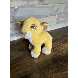 The Lion King Simba Vintage 1993 Mattel 7" Plush Stuffed Animal Toy